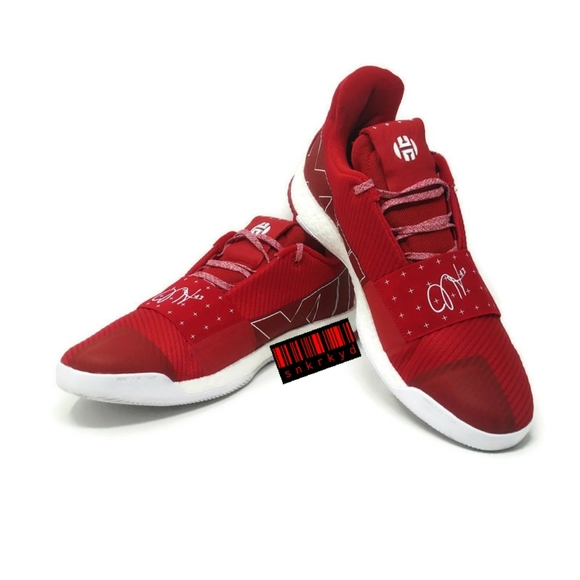 adidas Harden Vol. 3 \'Lucky Red\' Basketball Shoes main image 11